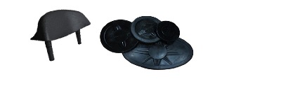 spare parts, hatch lids, back bands for kayaks